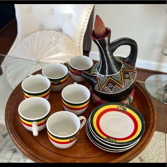 Ethiopian, Eritrean Coffee table SINI REKEBOT.